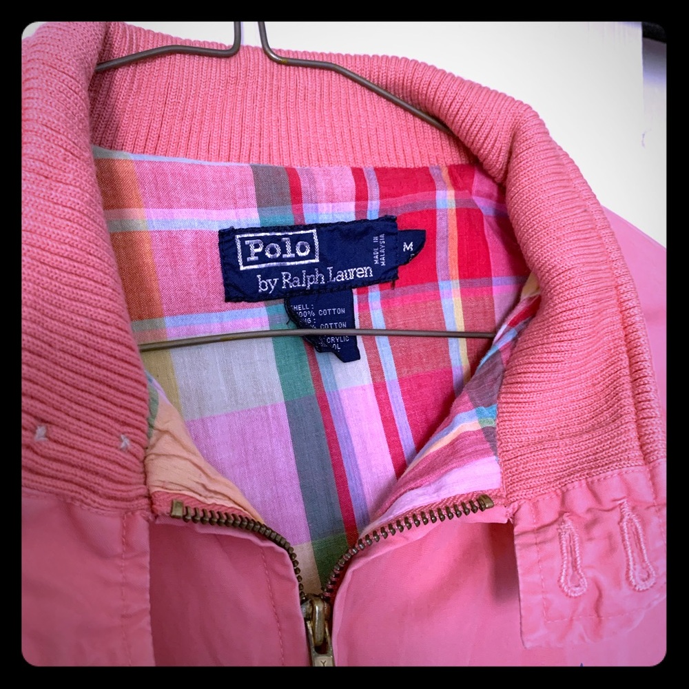 Pink Polo Bomber Jacket